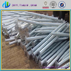 Hi-q por inmersión en caliente galvanizado tornillo pila y polo tornillo y <span class=keywords><strong>pica</strong></span> de <span class=keywords><strong>tierra</strong></span> anchor hacer in China - Product Image 5