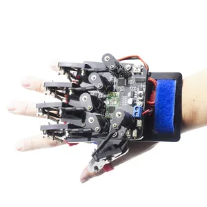 Hiwonder新製品ロボットアームArduinoは、ワイヤレスモジュールとその他のセンサーを備えたウェアラブルメカニカルハンドを制御しますロボット制御