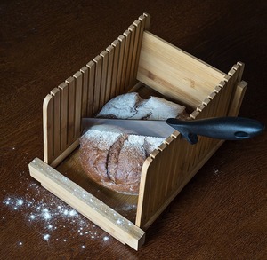 De <span class=keywords><strong>Madera</strong></span> de bambú compacto plegable pan cortador Cortar bloques de una sola pieza Paquete de embalaje Natural caja de Color LFGB... BSCI - Product Image 4