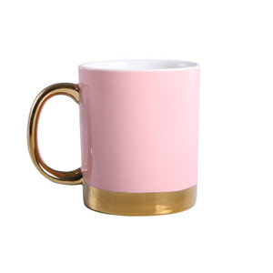 P59 style personnalisé noir rose couleur bord doré en céramique ins <span class=keywords><strong>tasse</strong></span> à café lait <span class=keywords><strong>couple</strong></span> tasses avec bord doré - Product Image 6