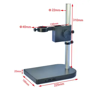 HAYEAR Industriële Microscoop Camera Tafel Stand Digitale Microscoop Gear Ring Houder 40mm Monoculaire Lens Tafel Stand Gear Houder