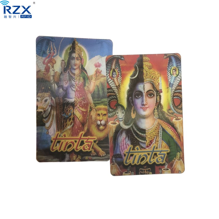 3Dレンチキュラーカード3Dフリップ変更効果レンチキュラー