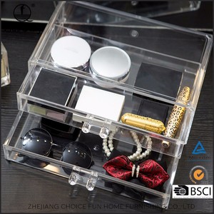 Fábrica <span class=keywords><strong>de</strong></span> hecho barato organizador cosmético <span class=keywords><strong>de</strong></span> Acrílico transparente <span class=keywords><strong>caja</strong></span> <span class=keywords><strong>de</strong></span> plástico - Product Image 6