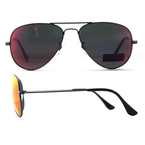 Los hombres clásicos de la marca pendiente <span class=keywords><strong>aviator</strong></span> 3025 logo metal Rana gafas de sol - Product Image 6