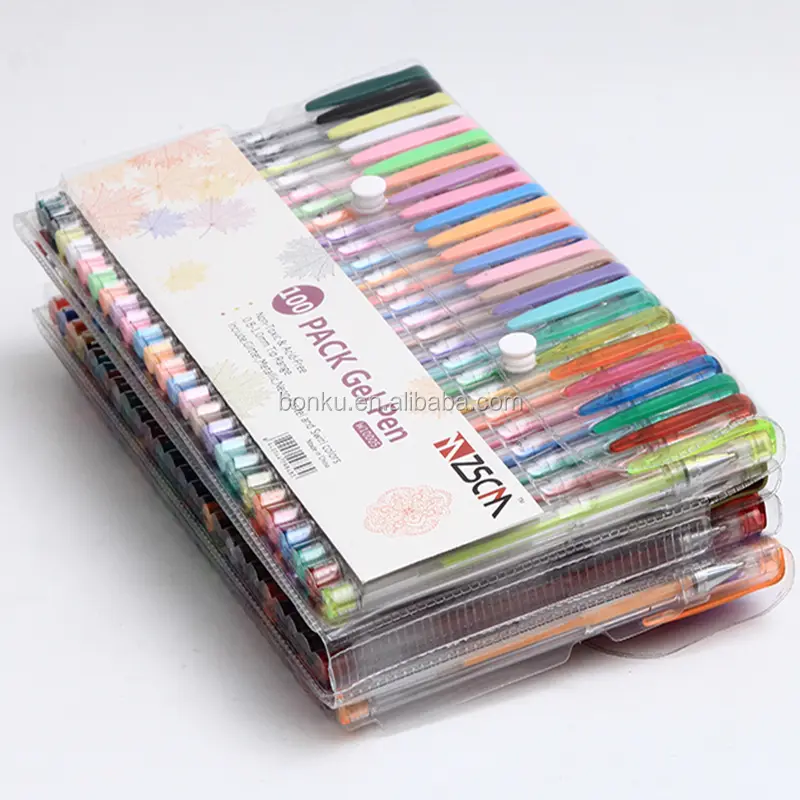 For Coloring Book Drawing Wholesale hersteller Cheap 100 Unique Multicolor Ink Gel stift Set
