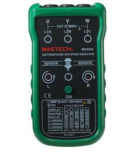 MASTECH MS5900 3 Motor <span class=keywords><strong>Meter</strong></span> Sequenz <span class=keywords><strong>tester</strong></span> LED Feld rotations phasen anzeige - Product Image 1