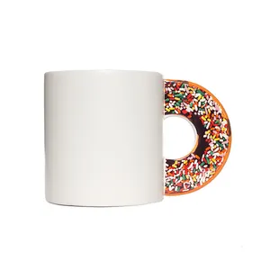 Keramik Donut Becher mit Sprinkle Donut Griff