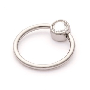 14K Vàng Mạ Zircon Thiết Lập Cơ Thể Đồ Trang Sức Vòng Phẳng Xi Lanh <span class=keywords><strong>Captive</strong></span> Vòng Piercing Với Ngọc Trai Cho Đám Cưới Và Engagements - Product Image 4