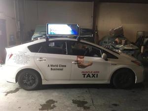 P2.5 p3.33 P4 P5 không thấm nước đôi khuôn mặt không dây taxi màn hình hàng đầu LED Banner Double Sided LED <span class=keywords><strong>video</strong></span> quảng cáo Hội Đồng Quản Trị - Product Image 3