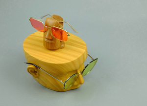 Nuovo Design di Alta Qualità: Testa di Manichino in <span class=keywords><strong>Legno</strong></span> per Esposizione di Occhiali da Sole alla Moda - Product Image 2