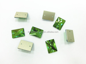 أحجار الراين الزجاجية المسطحة على شكل مستطيلة من dongzho خياطة على الكريستال بالجملة الخرز إكسسوارات الخياطة ديي الملابس - Product Image 6