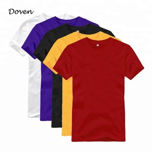 Vente en gros Col rond/Col en <span class=keywords><strong>V</strong></span> T-shirt unisexe en coton vierge - Product Image 1