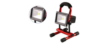 IP65 户外 10 W 20 W 30 W 50 瓦 3000 k 暖白色便携式 led 电池 led 可充电 cob 泛光灯外壳压铸件 - Product Image 4