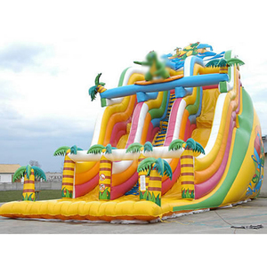 สไลเดอร์เป่าลมยักษ์สีขาวสำหรับใช้งานกลางแจ้ง ทำจาก PVC รับน้ำหนักได้ 500 กก. ติดตั้งง่าย - Product Image 6