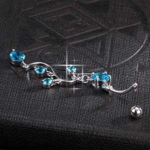 <span class=keywords><strong>Piercing</strong></span> all'ombelico belly falso anello lampeggiante ornamenti per il corpo - Product Image 3