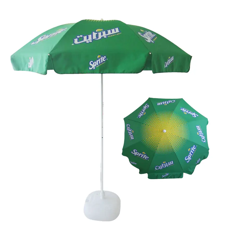 Sprite Sun Beach Guarda-chuva Para a Promoção de Bebidas