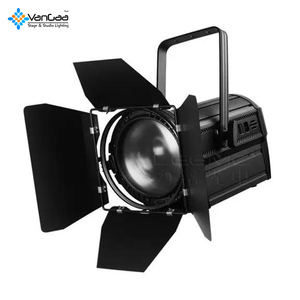 Faretto LED Fresnel da Studio 100W, Flusso Luminoso 17500lm, DMX512, IP33, con Luce Bianca Calda/Fredda per Uso Teatrale e Palcoscenico - Product Image 1