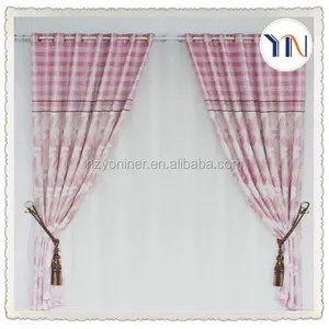 new design best window cotton curtain house curtain manufacture in Hangzhou