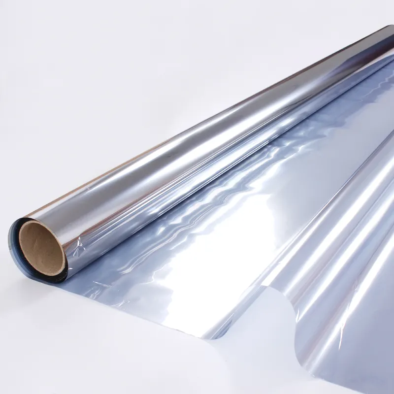 self adhesive one way vision plastic mirror see through solar film building window glass tint film