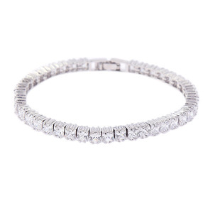 classique 5mm <span class=keywords><strong>cicret</strong></span> <span class=keywords><strong>bracelet</strong></span> plaqué or blanc cz - Product Image 1