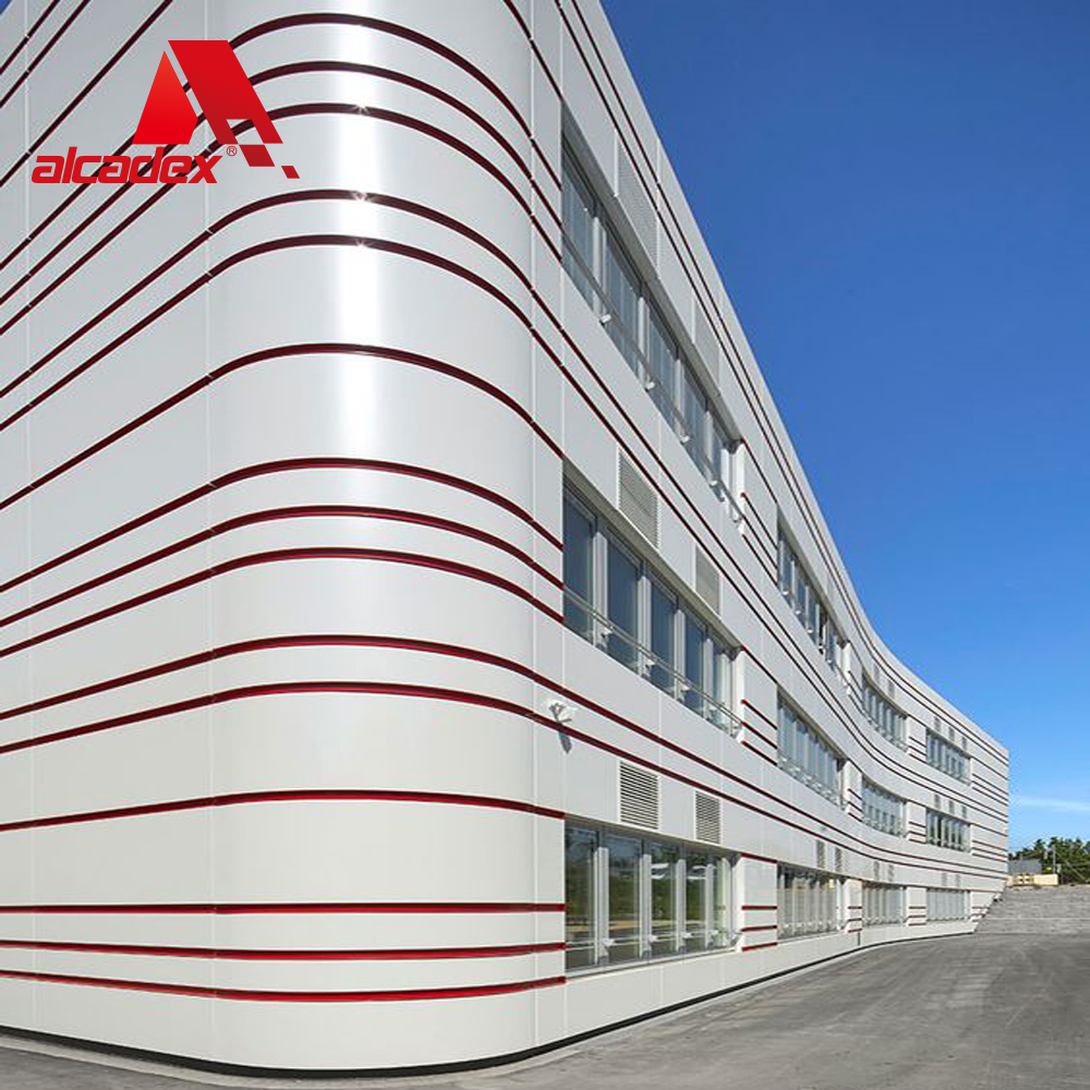 Bâtiment Extérieur Rideau Murs Panneau En Aluminium Composite Panneau Façade Panneau Pour Porte De La Boutique Décoration
