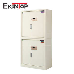 خزانة ملفات معدنية من إيكينتوب، خزانة تخزين فولاذية معزولة للملفات والمفروشات، مناسبة للمكاتب وصالونات التجميل - Product Image 5