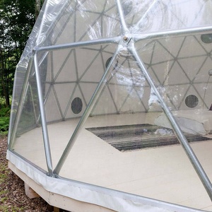 Suelo de <span class=keywords><strong>madera</strong></span> Pvc Casa de Hotel complejo turístico Igloo geodésico <span class=keywords><strong>Domo</strong></span> para glamping - Product Image 2