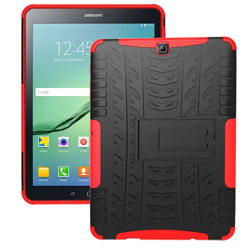 For Samsung Galaxy Tab S2 T710 rugged TPU case with stand