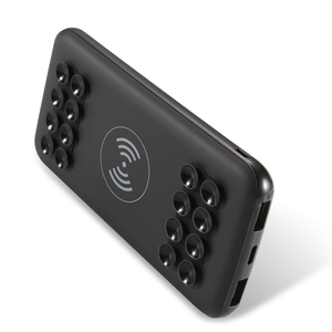 OEM Wireless Charging Type-C Power Bank Wireless Dual USB Powerbanks Wireless Charger with Suction Cup