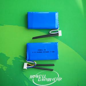 Baterai Polimer Li Howell <span class=keywords><strong>3</strong></span> 7V 2000MAh 903562 Baterai Lipo Kapasitas Tinggi Dapat Diisi Ulang untuk Bank Daya Seluler Paket Pengisi Daya DIY - Product Image 4