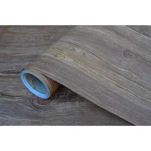 3D wood grain film for decorative laminated paper