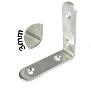 Wholesale stainless steel metal connecting brackets for wood window angle iron frame corner bracket