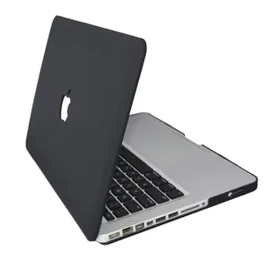 Factory wholesale cut out logo Matte laptop protective case for macbook pro /air 11" 13" 15"