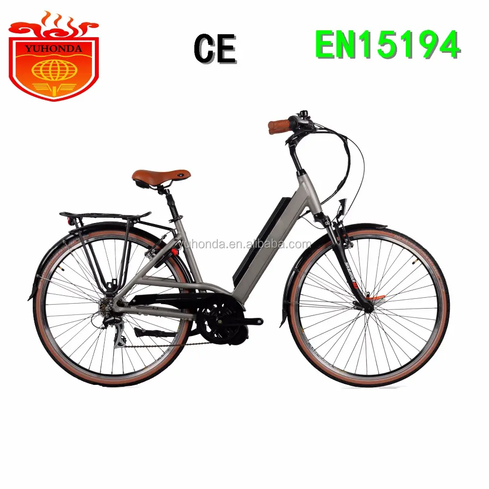 Новинка 2018, электрический велосипед на батарейках 36 В, электрический велосипед со средним мотором 250 Вт, городской Женский с сертификатом CE и EN15194