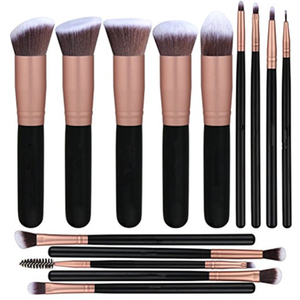 <span class=keywords><strong>amazon</strong></span> 14 pcs maquillage brosse ensemble utilisé avec fondation ombre à paupières poudre anti-cernes maquillage brosses - Product Image 1