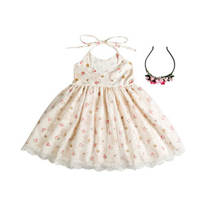 2025 Linda <span class=keywords><strong>boutique</strong></span> al por mayor bebé vestido de San Valentín niña ropa de fiesta occidental vintage vestidos de niña de las flores - Product Image 6