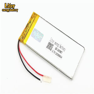 Ultra Thin LiPo battery <strong>3</strong>,7 V 1050 mAh lithium polymer battery 383087 for wearable devices - Product Image 4