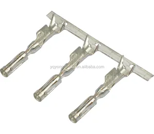 Conector elétrico automotivo 770520-1, fio fêmea, terminal de pino de crimpagem em bronze