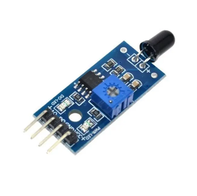 LM393 Modul Penerima Inframerah Detektor Api, Modul Penerima Inframerah Detektor Api Modul Sensor Deteksi IR 4 Pin Kualitas Tinggi