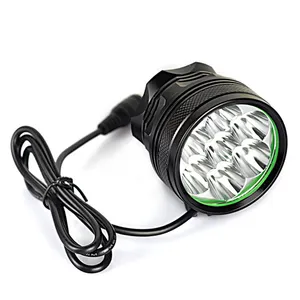 Super Heldere 1000 Lumen 7LED Bike Koplampen Met 8800Mah Oplaadbare Batterij Waterdichte Fiets Koplamp Fietsverlichting