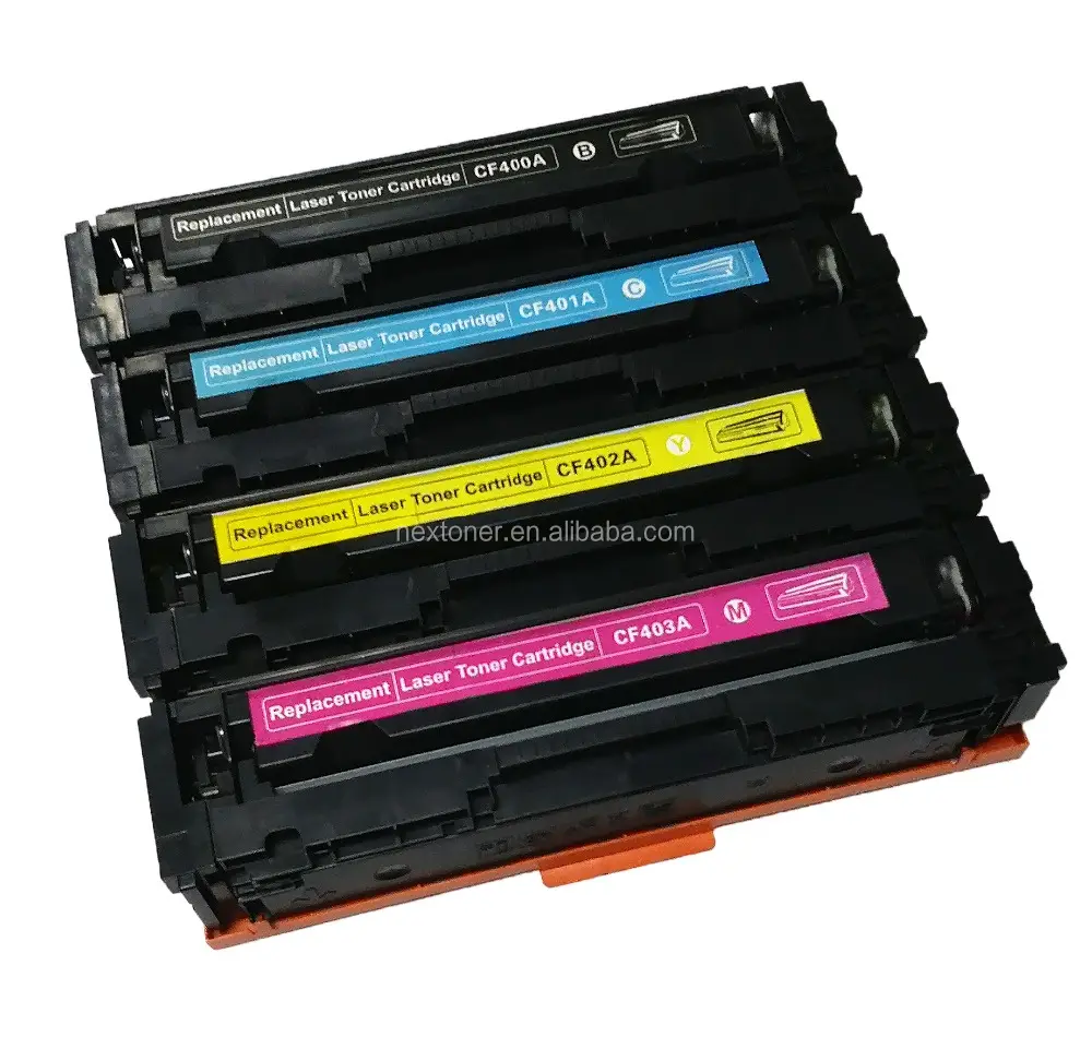 Warna Kompatibel Toner Cartridge CF400A CF401A CF402A CF403A Series untuk <span class=keywords><strong>HP</strong></span>