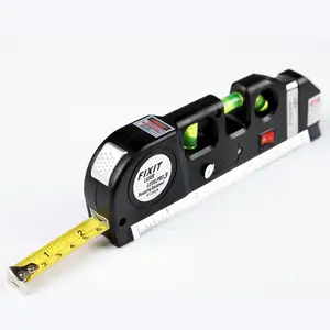 Multipurpose Laser Level Practical Horizon Vertical Measure Tape 8FT Horizon Diagnostic-tool Laser Dumpy Level l Measure Aligner