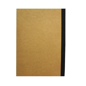 Carnet à couverture souple en papier kraft A5 LABON avec reliure collée à la colonne noire, recyclé, <span class=keywords><strong>pour</strong></span> étudiants ou bureau - Product Image 2
