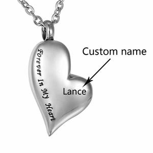 <span class=keywords><strong>Nome</strong></span> personalizzato Per Sempre <span class=keywords><strong>Nel</strong></span> <span class=keywords><strong>Mio</strong></span> Cuore Gioielli Cremazione Urna Keepsake Memoriale Collana... - Product Image 2