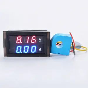 0.28' LED DC Digital Voltage Current Meter LCD 100V 100A Voltmeter Ammeter with Hall Transformer