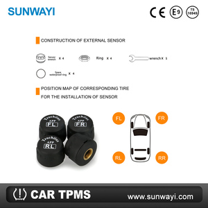 BT ضغط مستشعر تساوي ضغط الإطارات العالمي <span class=keywords><strong>tpms</strong></span> لالروبوت/IOS الهاتف - Product Image 3