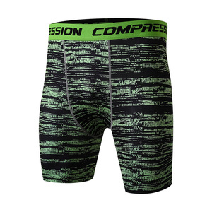 Uomini Camouflage Strato di Base In Breve Pantaloni Da Corsa Pantaloni Stretti Quick Dry Bicchierini di Compressione - Product Image 3