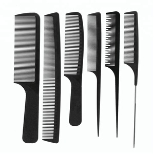 All Seire Heat Resistant Antistatic Carbon Fiber Comb Hair Cutting Brushes Large Plastic Salon Hair Barber Comb