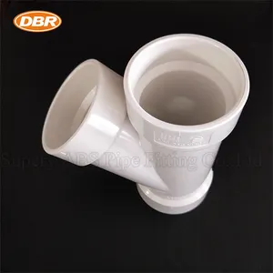 PVC Plumbing Pipe Fitting Names And Parts 4 Inch Plastic Products WYE