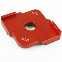 Panel de madera radio rápido plantilla Router Mesa Bits plantilla esquina plantillas Kit de herramientas para trabajar la madera